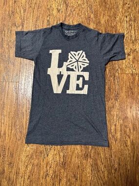 Dellarious ROC LOVE T-Shirt Blue Size Small